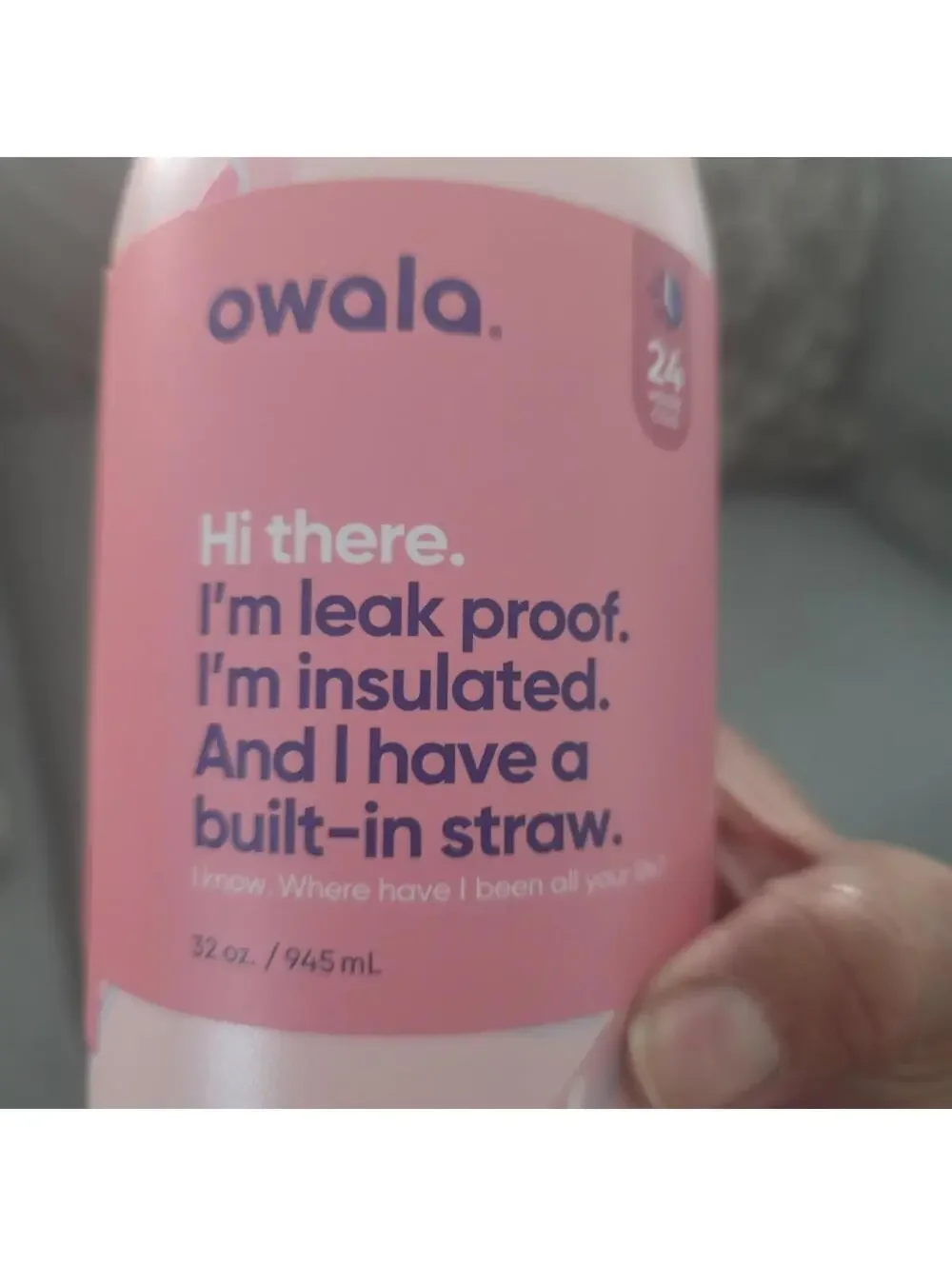 Owala FreeSip 32oz Insulated Stainless Steel Water Bottle - Authentic NIB